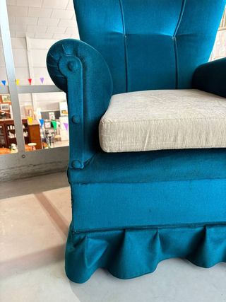 SILLÓN DE TERCIOPELO