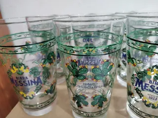 Birra Messina 6 bicchieri Ragusa 0,4l