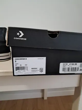 Converse All Star Botas Negras Cuero