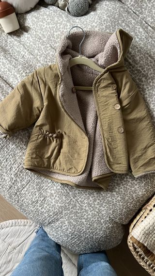 Abrigo reversible Play Up tejido orgánico