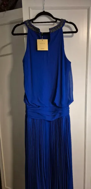 Vestido fiesta El Corte Inglés azul