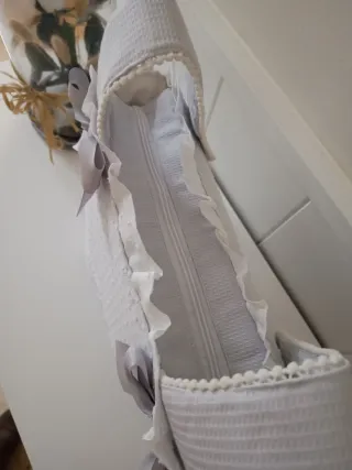 Bolso Panera para carrito de bebé con lazos