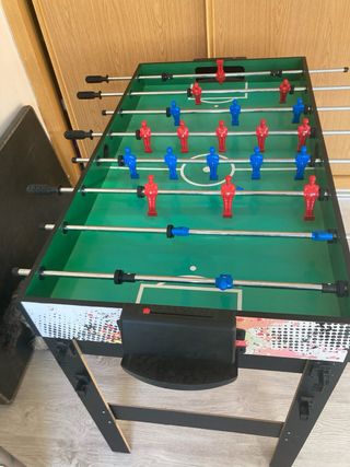 Mesa Futbolín y Billar Infantil 2 en 1