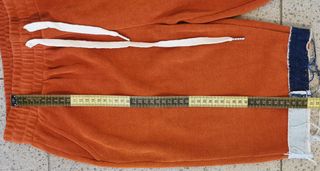 Pantaloncini unisex velluto aragosta