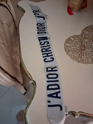 Foulard monogramma blu