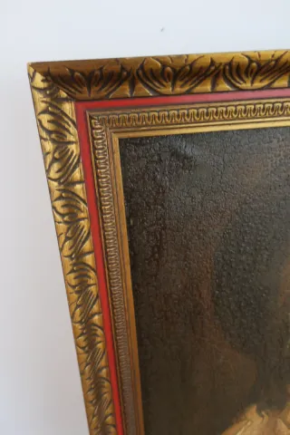 Cuadro Vintage Retrato Dama Clásico