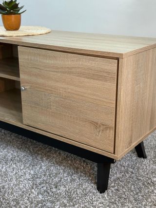 Mueble TV madera y metal