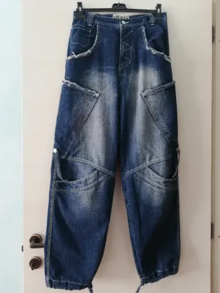 Jeans Pure Oxygen Vintage Unisex Blu