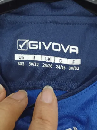 Completo sportivo GIVOVA ragazzo blu.