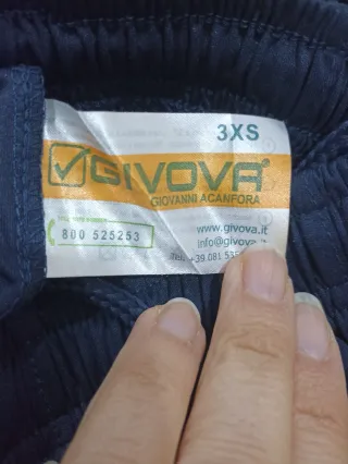 Completo sportivo GIVOVA ragazzo blu.