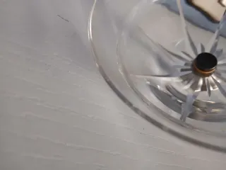 Bombonera Cristal Bohemia y Plata