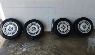 4 Llantas con neumáticos BMW E30 E21 4x100
