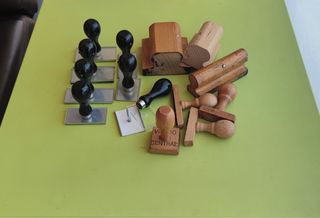 Lotes de bases para sellos vintage