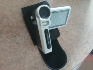 Funda negra para cámara con camara