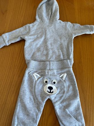 2 tutine e felpa bebè 0-1 mese
