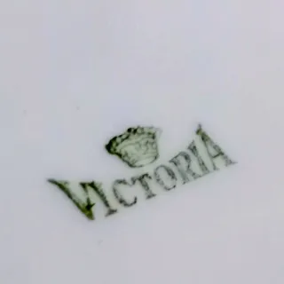 Piatto "Victoria" Porzellan Bohemia  anni'30