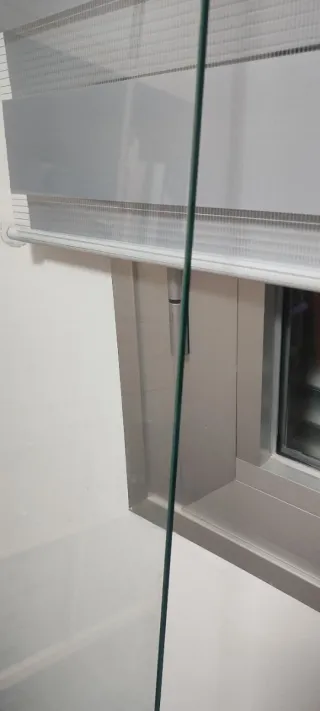 Mampara Ducha 75x182cm Cristal templado y Metal