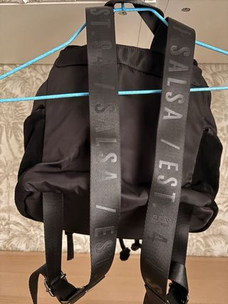 Mochila Nylon y Ante Negra marca Salsa