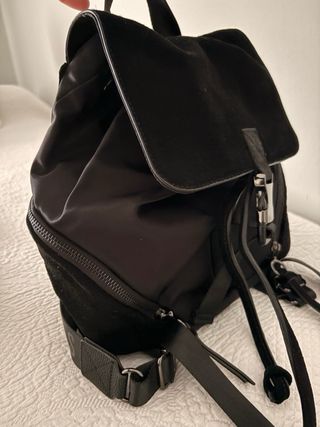 Mochila Nylon y Ante Negra marca Salsa