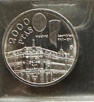 Moneda 2000 Pesetas Plata Ed. Limitada