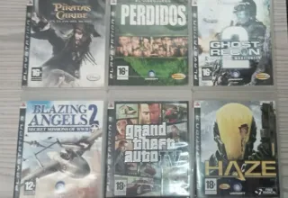 Lote 6 Juegos PS3: Piratas Caribe, Ghost Recon, GT