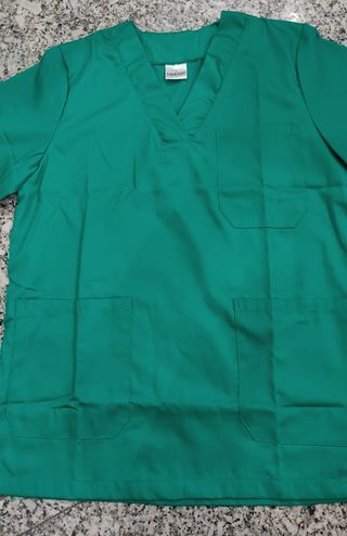 Casaca sanitaria talla L verde