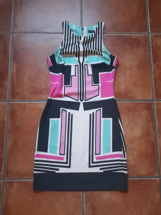 fiesta sexy corto multicolor