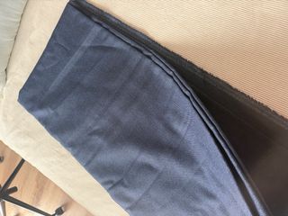 Tela azul jaspeada para traje. 1,54 x 5,93 m