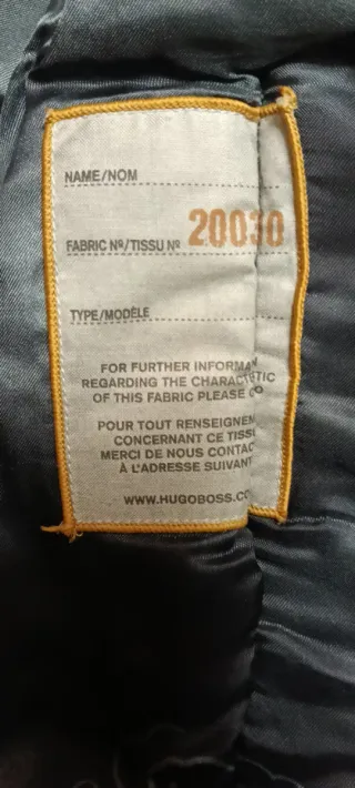 Giubbotto Hugo Boss Pelle Motociclista Nero