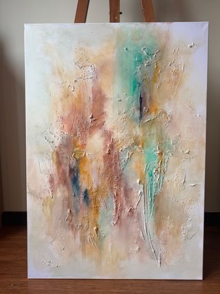 Cuadro GRANDE abstracto pintado a mano
