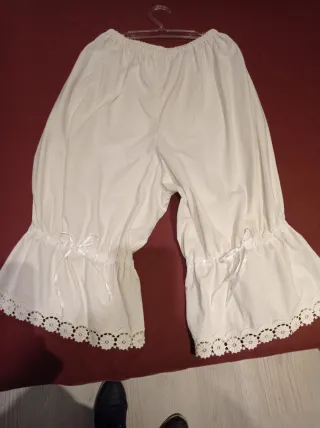 Pololos fallera blancos niña 8/12 años