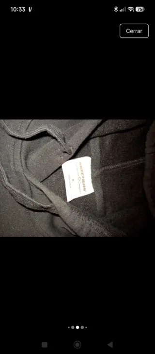 Sudadera Skechers Negra