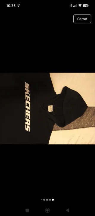 Sudadera Skechers Negra