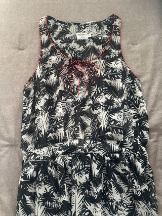 Vestido largo estampado tropical Pepe Jeans
