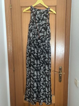 Vestido largo estampado tropical Pepe Jeans