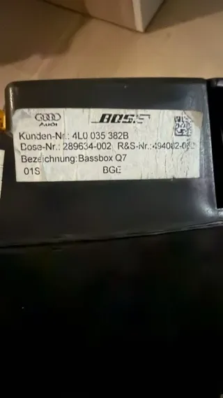 Subwoofer Audi