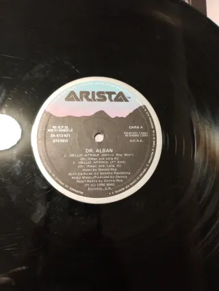 Vinilo Maxi-Single Dr. Alban - Hello Afrika
