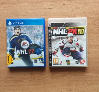 Juegos PS4 NHL 17 y PS3 NHL 2K10