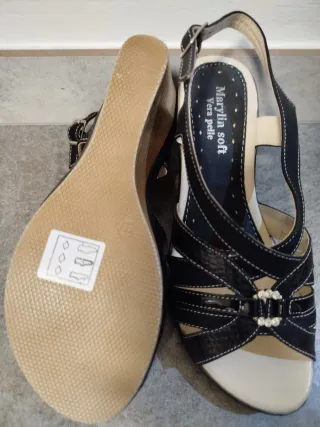 Sandali Marylin soft vera pelle