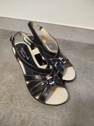 Sandali Marylin soft vera pelle