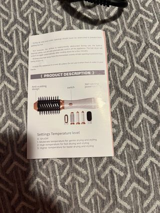 Secador de pelo OKWRAP 6 en 1 morado