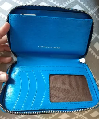 CARTERA DE PIEL DE MUJER, NUEVA!!
