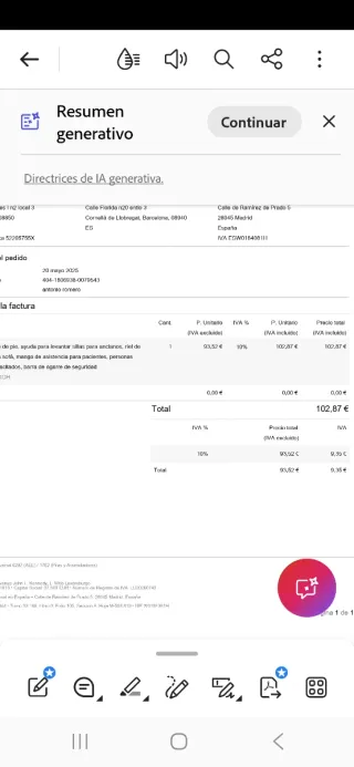 Supporto per divano per anziani