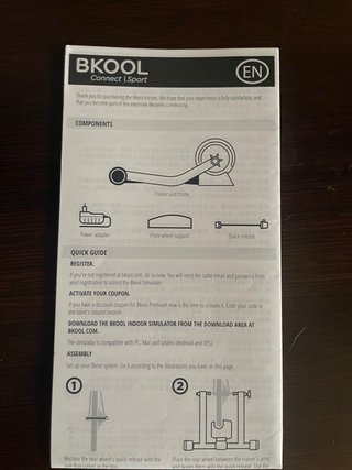 Rodillo BKOOL ANT+ USB