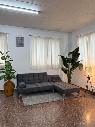 Sofá Cama Chaiselongue Gris Pequeño