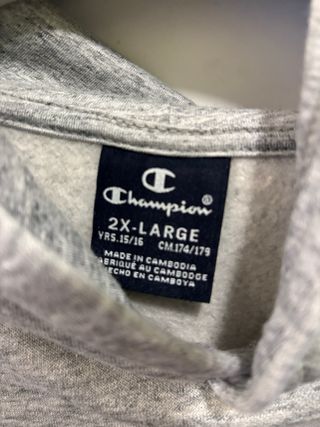 Sudadera Champion 15-16 Sin estrenar