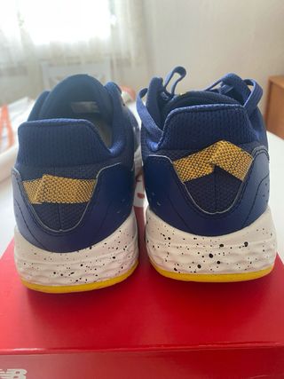 Zapatillas New Balance T 410 Azul/Amarillo