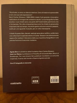Libro i ritratti di Henri Cartier Bresson
