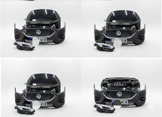 MG ZS 2023 Parachoques Delantero y Faros
