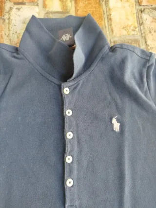 Polo Ralph Lauren Mujer Manga Corta Azul